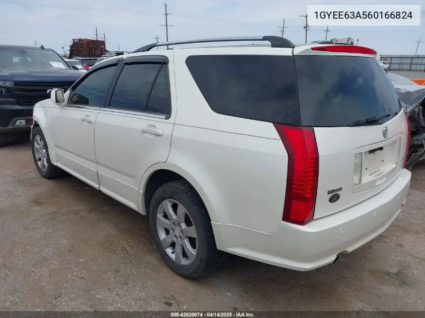 2006 Cadillac Srx V8 VIN: 1GYEE63A560166824 Lot: 42020074