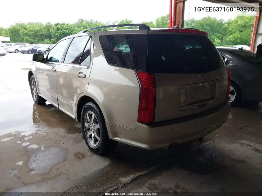 2006 Cadillac Srx V6 VIN: 1GYEE637160193975 Lot: 42187852