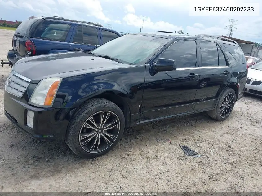2006 Cadillac Srx V6 VIN: 1GYEE637460202233 Lot: 42433081