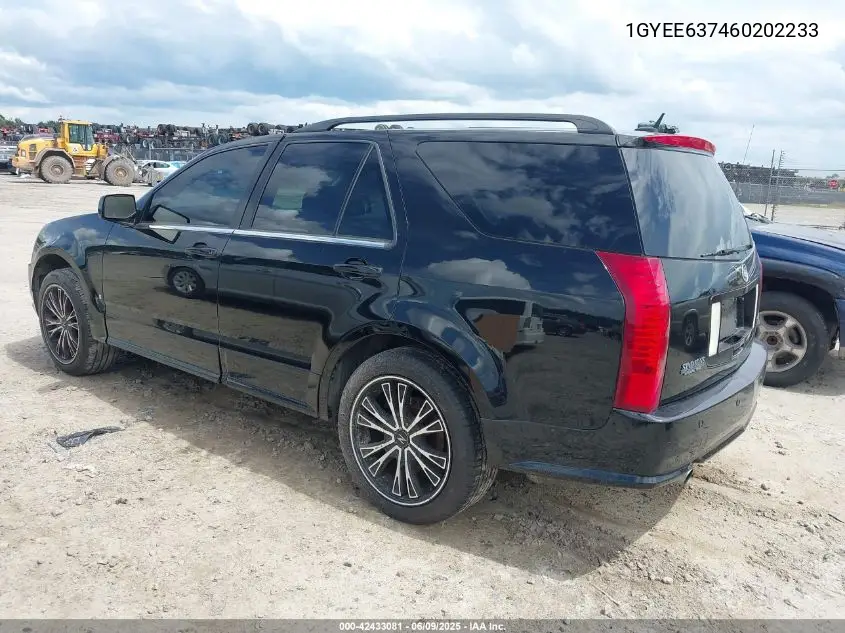 2006 Cadillac Srx V6 VIN: 1GYEE637460202233 Lot: 42433081