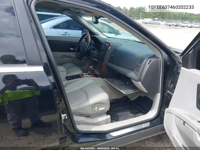 2006 Cadillac Srx V6 VIN: 1GYEE637460202233 Lot: 42433081
