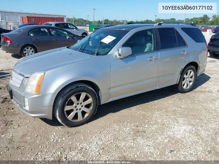 2006 Cadillac Srx V8 VIN: 1GYEE63A060177102 Lot: 42522029