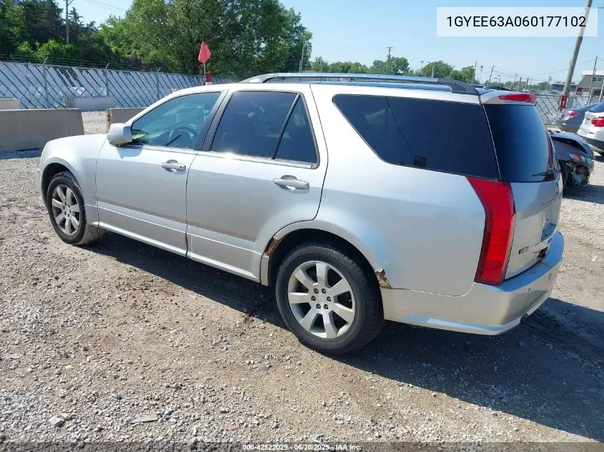 2006 Cadillac Srx V8 VIN: 1GYEE63A060177102 Lot: 42522029