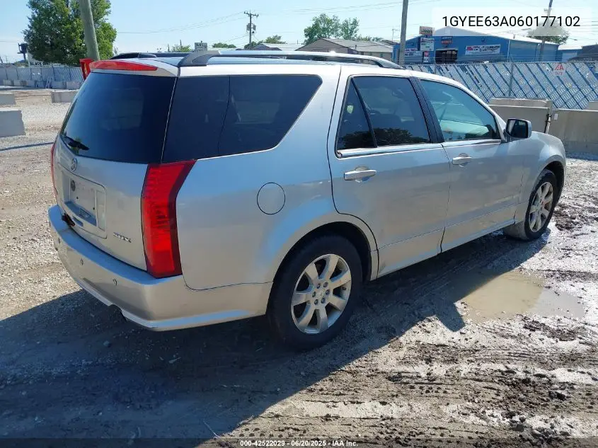 2006 Cadillac Srx V8 VIN: 1GYEE63A060177102 Lot: 42522029