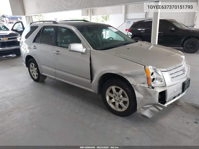 2007 Cadillac Srx V6 VIN: 1GYEE637370151793 Lot: 42564436