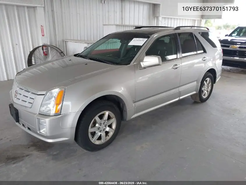 2007 Cadillac Srx V6 VIN: 1GYEE637370151793 Lot: 42564436