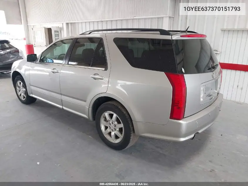 2007 Cadillac Srx V6 VIN: 1GYEE637370151793 Lot: 42564436