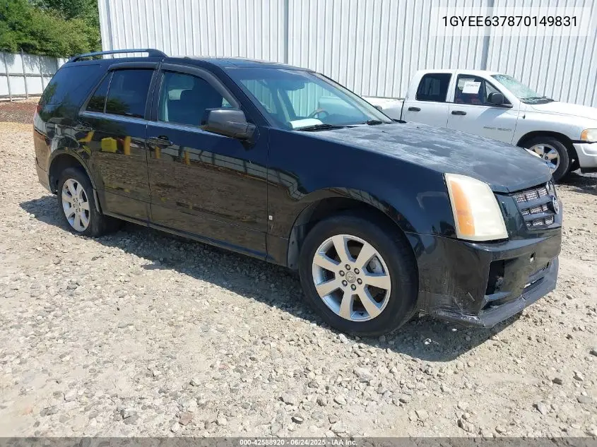 2007 Cadillac Srx V6 VIN: 1GYEE637870149831 Lot: 42588920