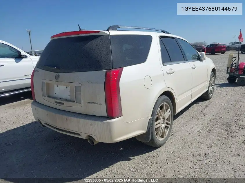 2008 Cadillac Srx V6 VIN: 1GYEE437680144679 Lot: 12295005