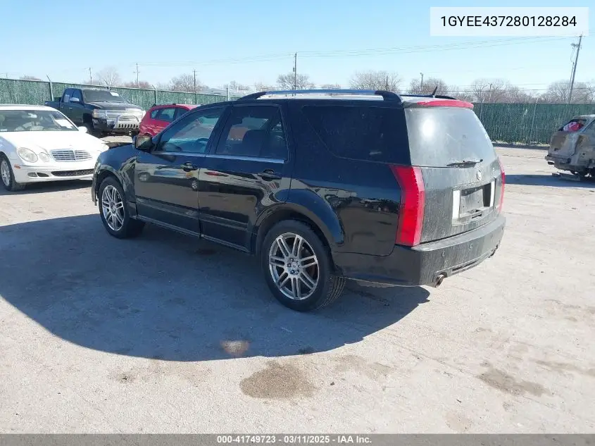 2008 Cadillac Srx V6 VIN: 1GYEE437280128284 Lot: 41749723