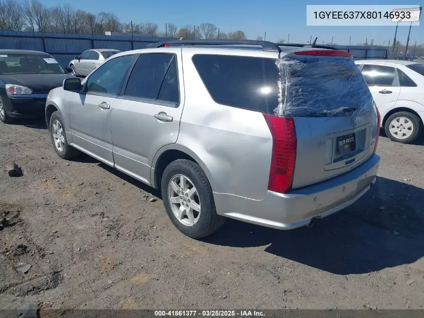 2008 Cadillac Srx V6 VIN: 1GYEE637X80146933 Lot: 41861377