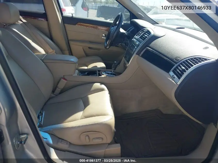 2008 Cadillac Srx V6 VIN: 1GYEE637X80146933 Lot: 41861377