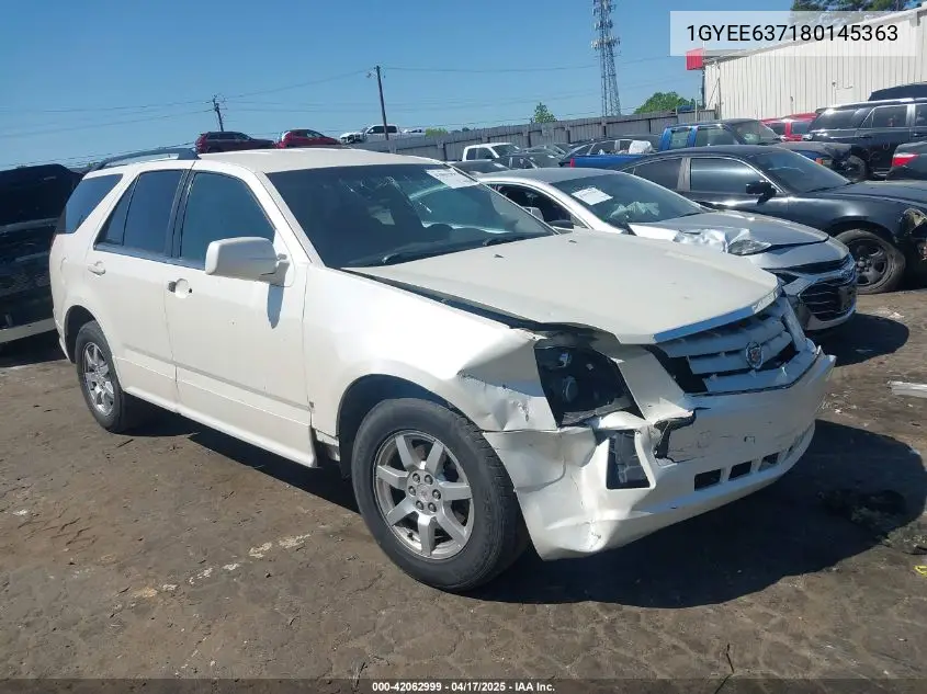 2008 Cadillac Srx V6 VIN: 1GYEE637180145363 Lot: 42062999