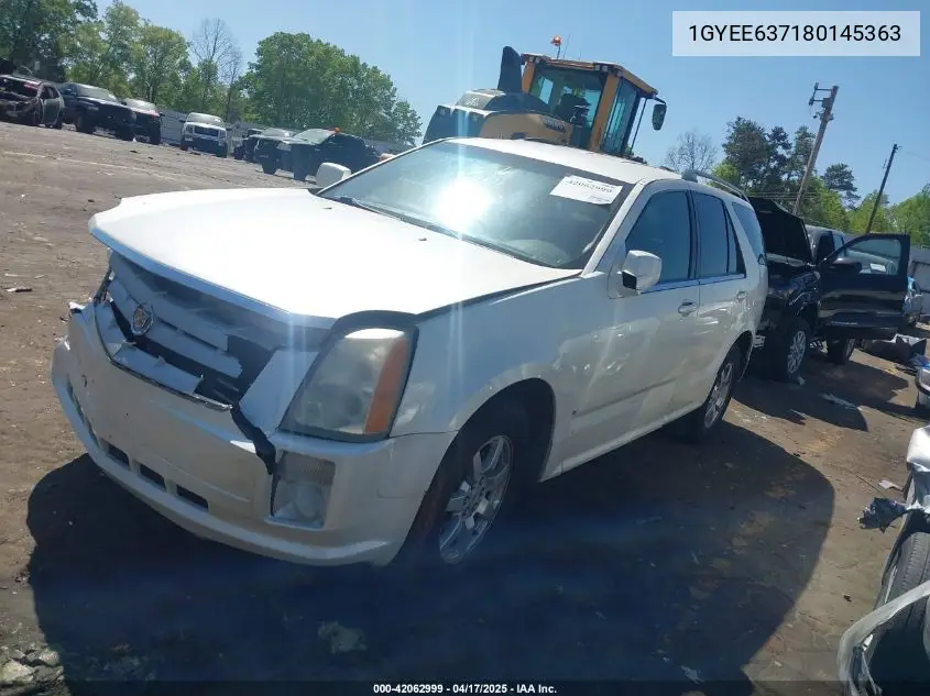 2008 Cadillac Srx V6 VIN: 1GYEE637180145363 Lot: 42062999