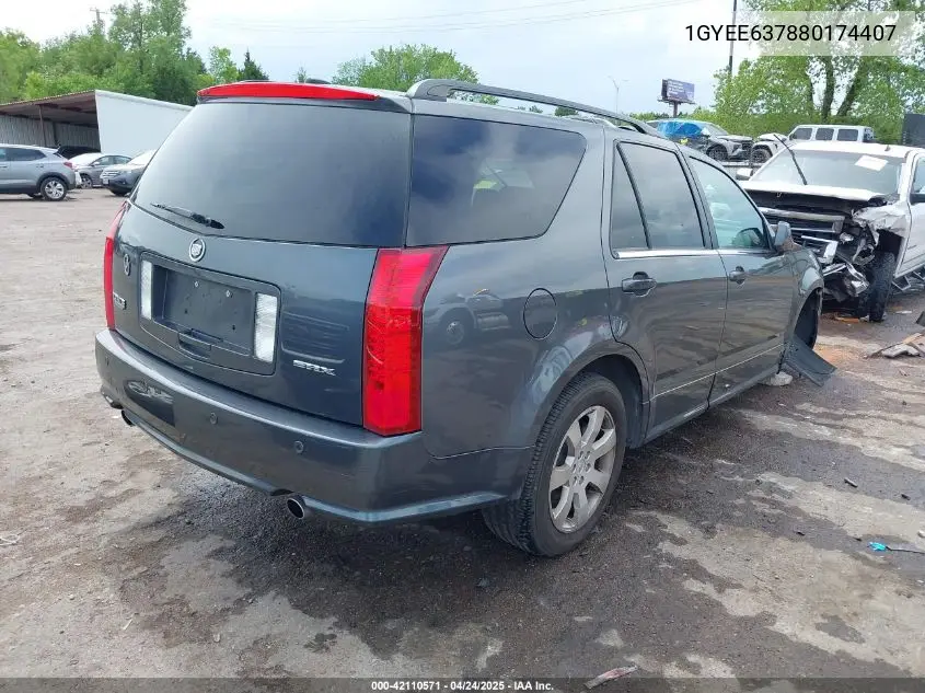 2008 Cadillac Srx V6 VIN: 1GYEE637880174407 Lot: 42110571