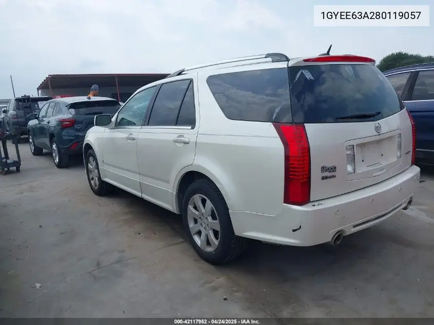 2008 Cadillac Srx V8 VIN: 1GYEE63A280119057 Lot: 42117952
