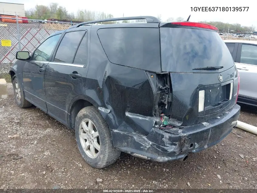 2008 Cadillac Srx V6 VIN: 1GYEE637180139577 Lot: 42161039