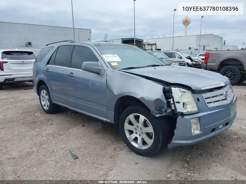 2008 Cadillac Srx V6 VIN: 1GYEE637780108396 Lot: 42177348
