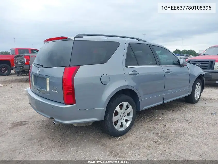 2008 Cadillac Srx V6 VIN: 1GYEE637780108396 Lot: 42177348