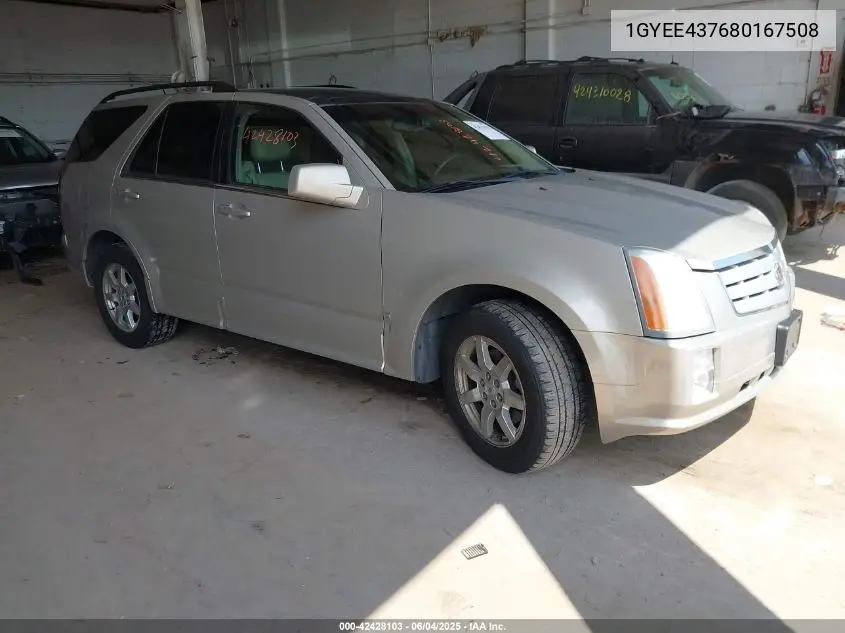 2008 Cadillac Srx V6 VIN: 1GYEE437680167508 Lot: 42428103