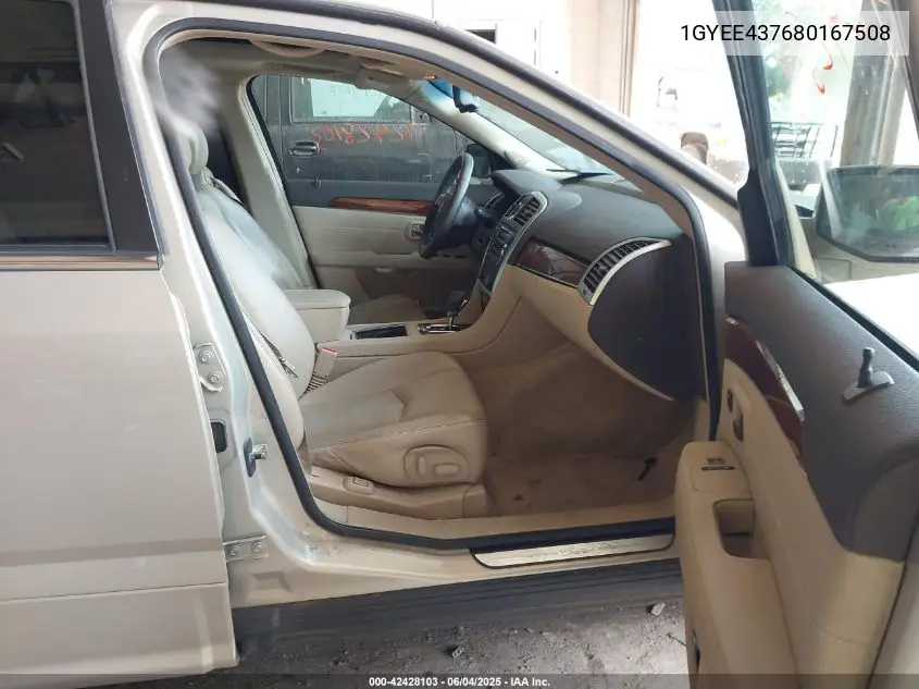 2008 Cadillac Srx V6 VIN: 1GYEE437680167508 Lot: 42428103