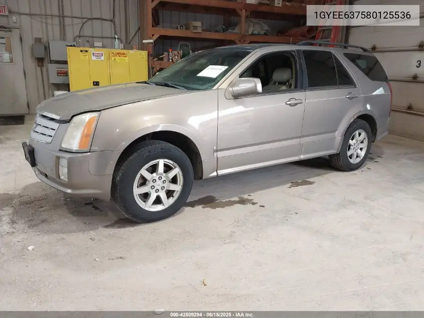 2008 Cadillac Srx V6 VIN: 1GYEE637580125536 Lot: 42509294