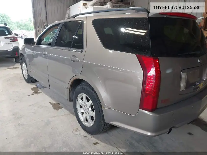 2008 Cadillac Srx V6 VIN: 1GYEE637580125536 Lot: 42509294