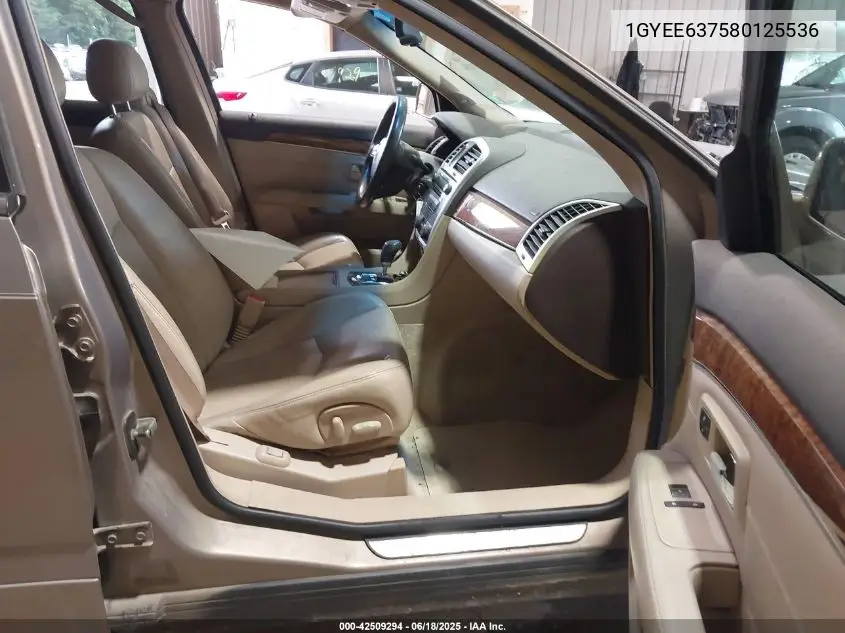 2008 Cadillac Srx V6 VIN: 1GYEE637580125536 Lot: 42509294