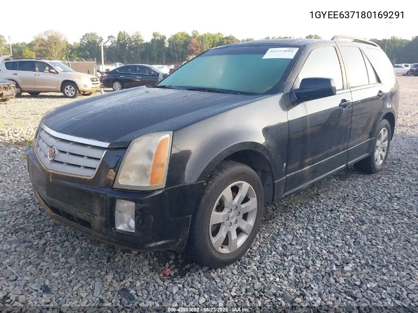 2008 Cadillac Srx V6 VIN: 1GYEE637180169291 Lot: 42553092