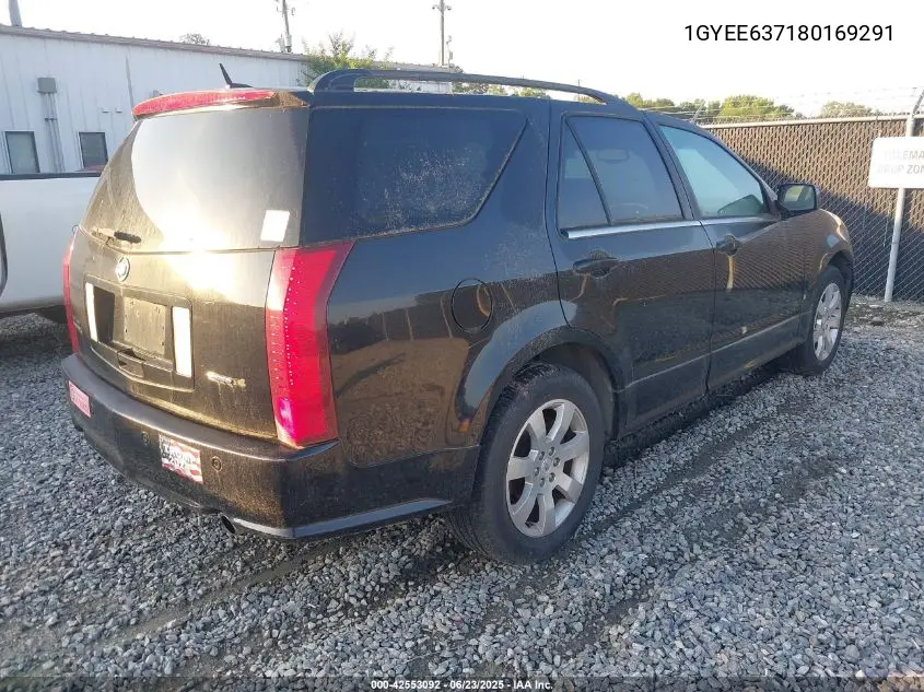 2008 Cadillac Srx V6 VIN: 1GYEE637180169291 Lot: 42553092