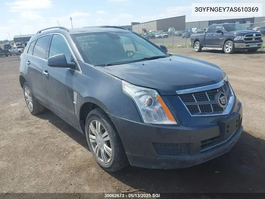 2010 Cadillac Srx VIN: 3GYFNGEY7AS610369 Lot: 30062673