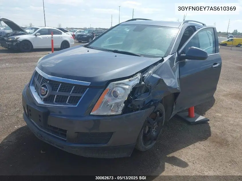 2010 Cadillac Srx VIN: 3GYFNGEY7AS610369 Lot: 30062673