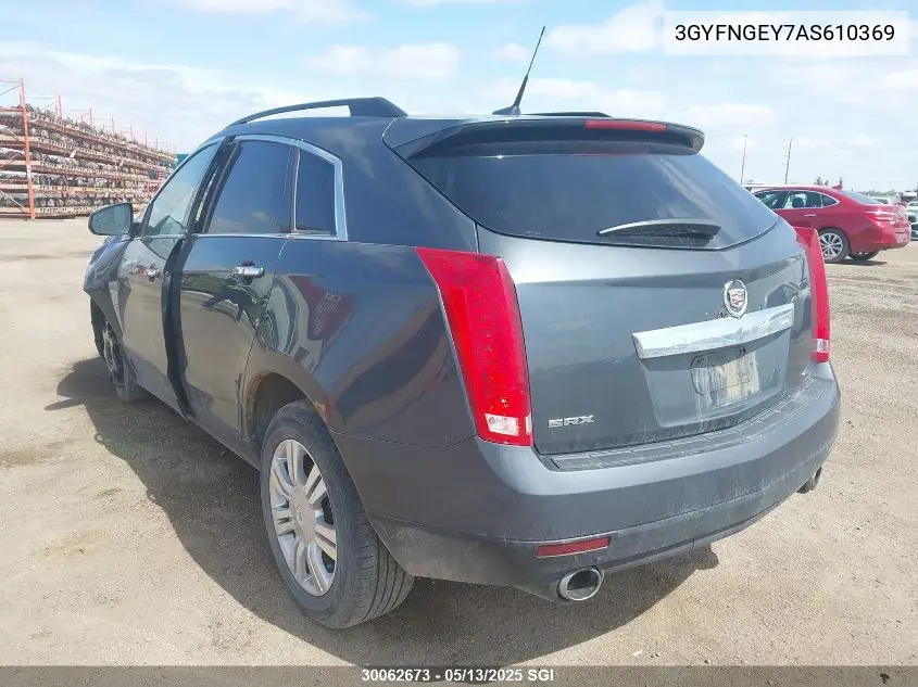 2010 Cadillac Srx VIN: 3GYFNGEY7AS610369 Lot: 30062673