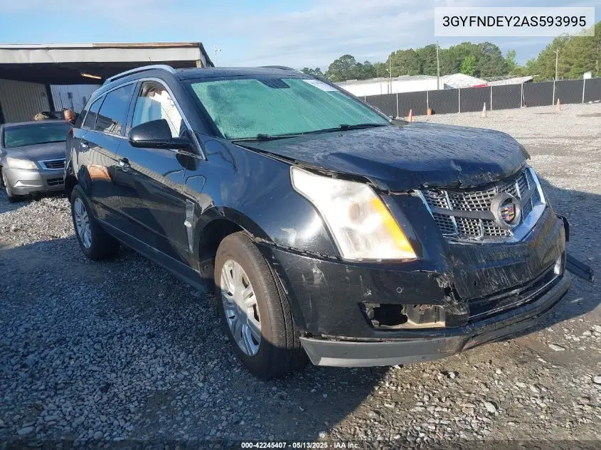 2010 Cadillac Srx Luxury Collection VIN: 3GYFNDEY2AS593995 Lot: 42245407