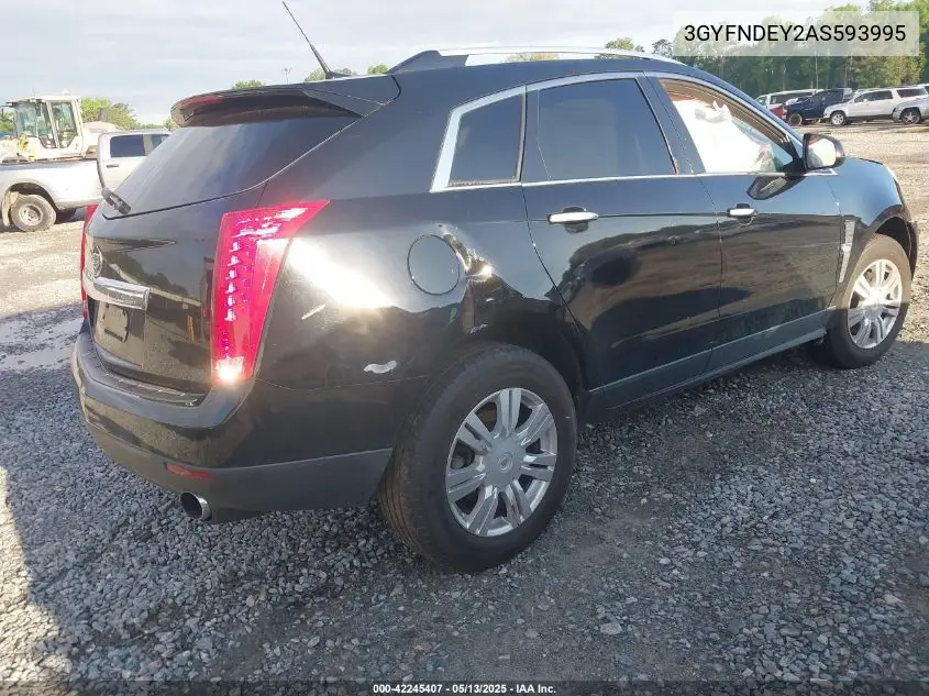 2010 Cadillac Srx Luxury Collection VIN: 3GYFNDEY2AS593995 Lot: 42245407