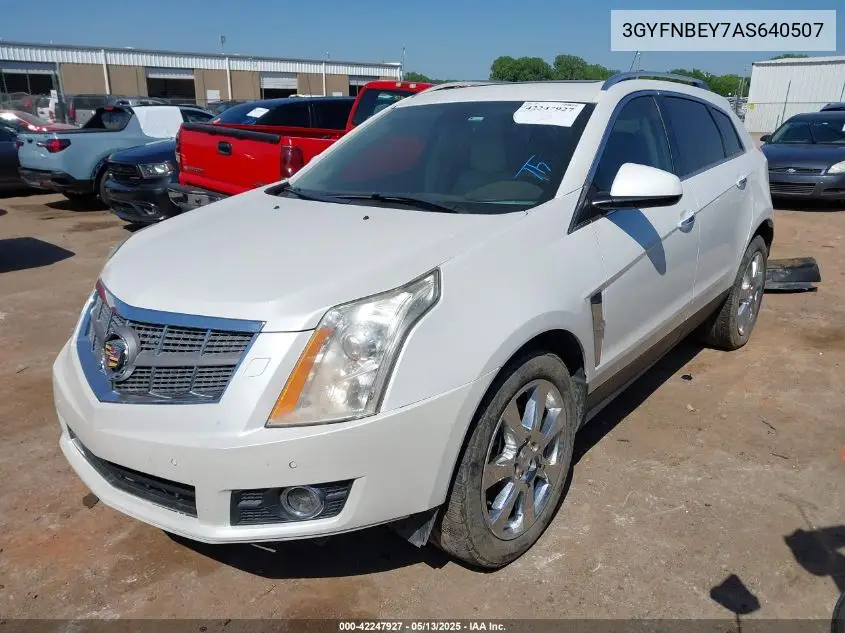 2010 Cadillac Srx Performance Collection VIN: 3GYFNBEY7AS640507 Lot: 42247927
