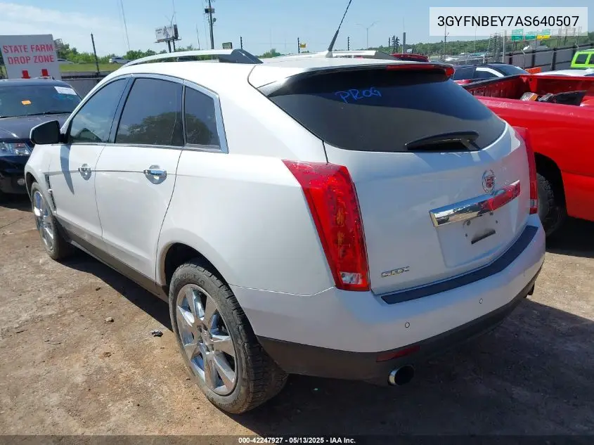 2010 Cadillac Srx Performance Collection VIN: 3GYFNBEY7AS640507 Lot: 42247927