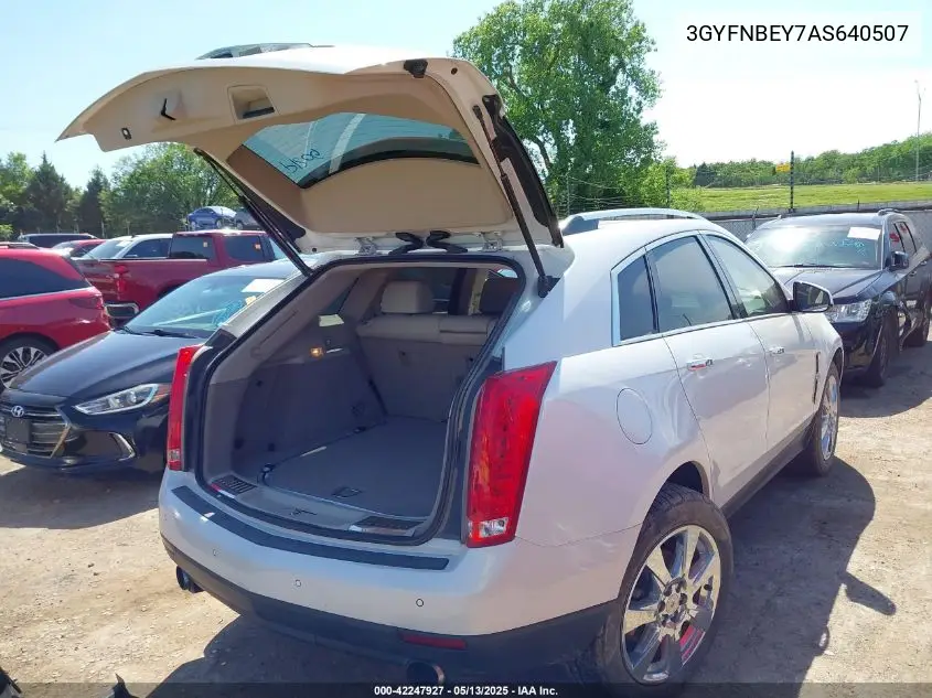 2010 Cadillac Srx Performance Collection VIN: 3GYFNBEY7AS640507 Lot: 42247927
