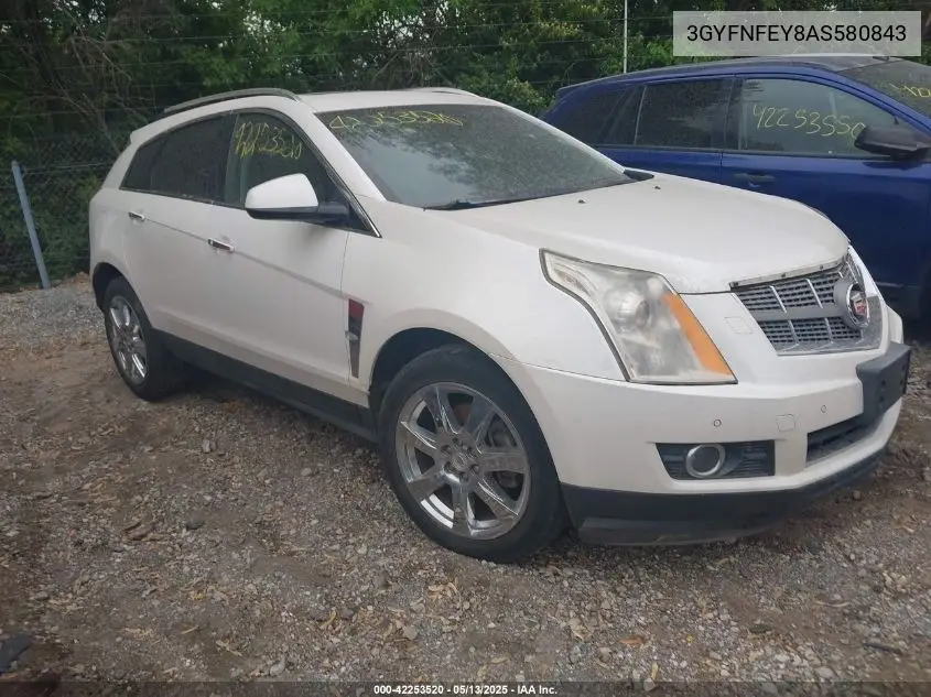 2010 Cadillac Srx Premium Collection VIN: 3GYFNFEY8AS580843 Lot: 42253520