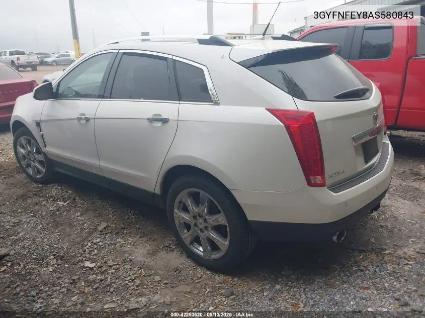2010 Cadillac Srx Premium Collection VIN: 3GYFNFEY8AS580843 Lot: 42253520
