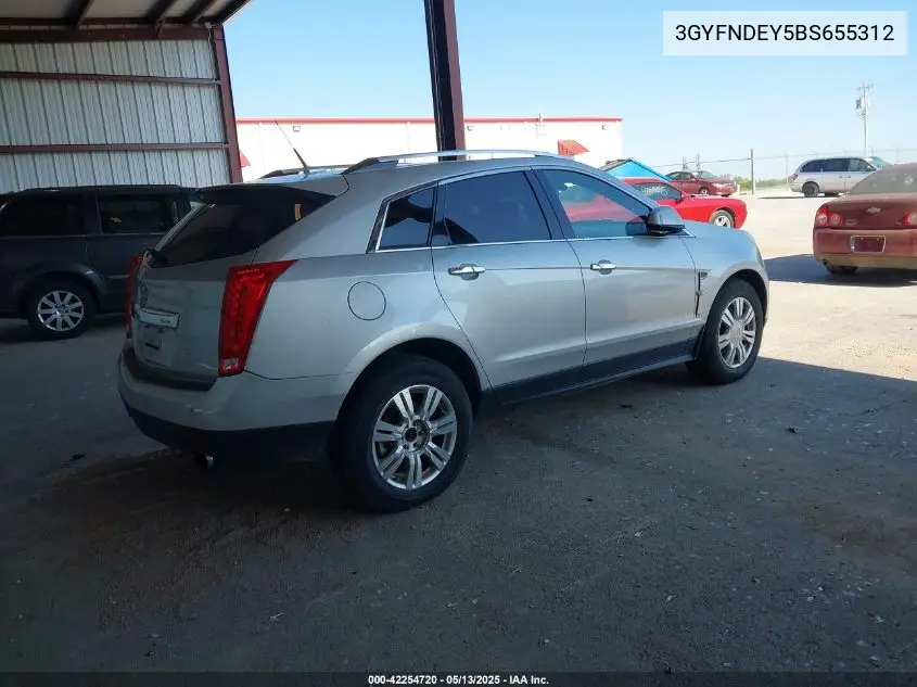 2011 Cadillac Srx Luxury Collection VIN: 3GYFNDEY5BS655312 Lot: 42254720
