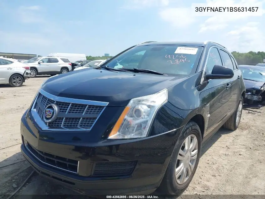2011 Cadillac Srx Luxury Collection VIN: 3GYFNAEY1BS631457 Lot: 42562895