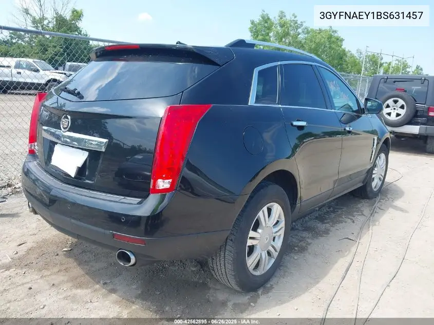 2011 Cadillac Srx Luxury Collection VIN: 3GYFNAEY1BS631457 Lot: 42562895