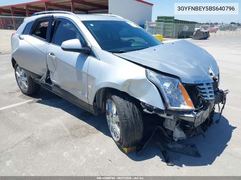 2011 Cadillac Srx Performance Collection VIN: 3GYFNBEY5BS640796 Lot: 42586764