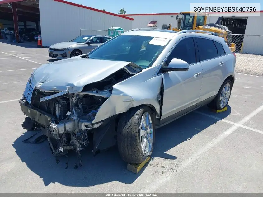 2011 Cadillac Srx Performance Collection VIN: 3GYFNBEY5BS640796 Lot: 42586764