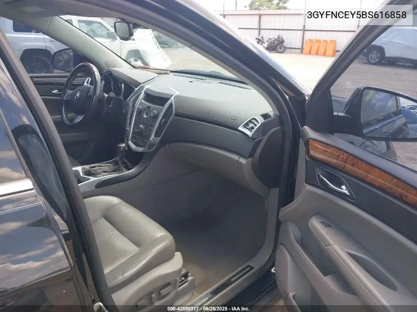 2011 Cadillac Srx Premium Collection VIN: 3GYFNCEY5BS616858 Lot: 42590317