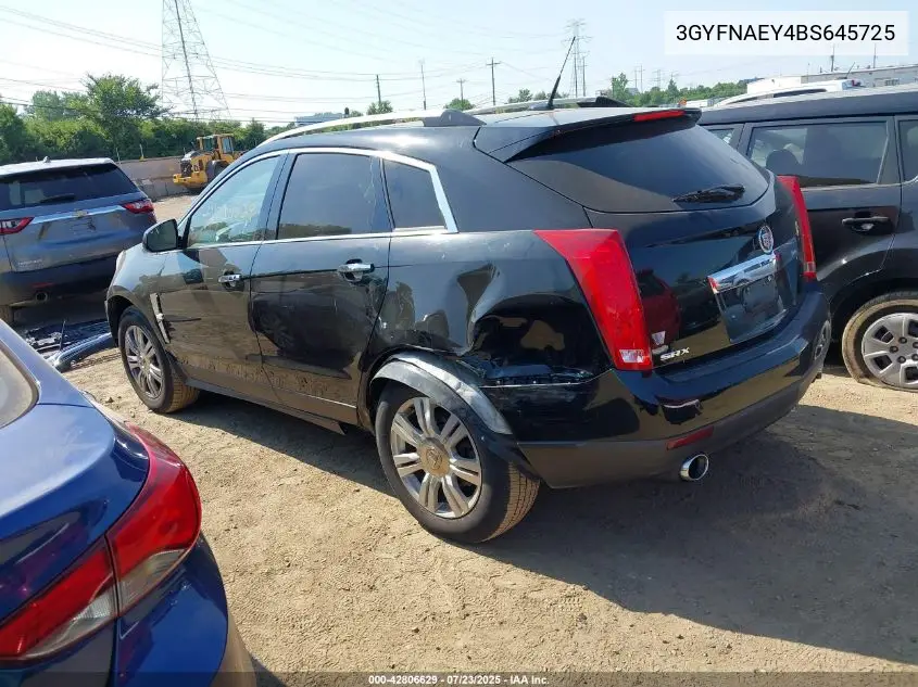 2011 Cadillac Srx Luxury Collection VIN: 3GYFNAEY4BS645725 Lot: 42806629