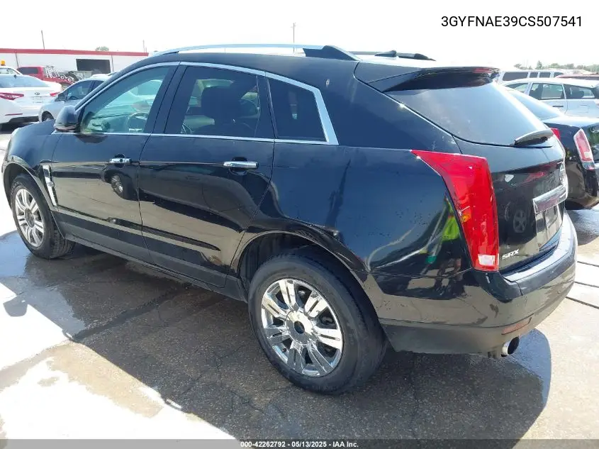 2012 Cadillac Srx Luxury Collection VIN: 3GYFNAE39CS507541 Lot: 42262792