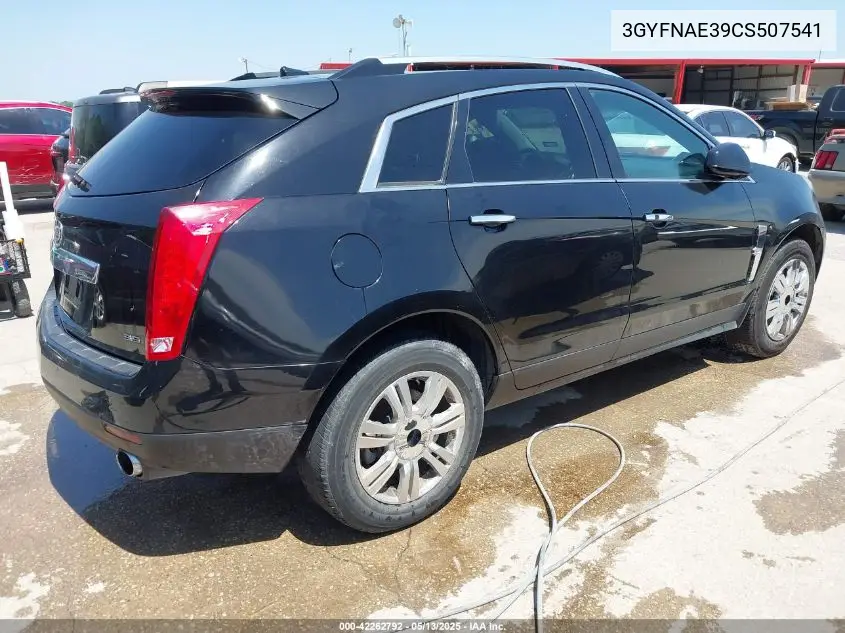 2012 Cadillac Srx Luxury Collection VIN: 3GYFNAE39CS507541 Lot: 42262792