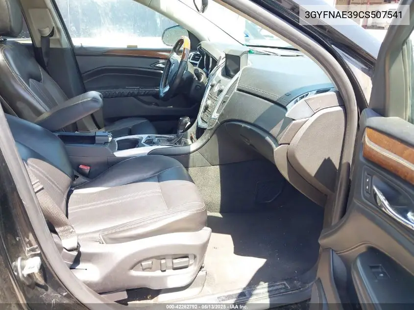 2012 Cadillac Srx Luxury Collection VIN: 3GYFNAE39CS507541 Lot: 42262792